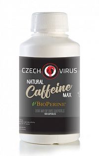 Caffeine Max 200 + BioPerine - Czech Virus 100 kaps.