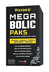 Megabolic Paks - Weider 100 kaps.