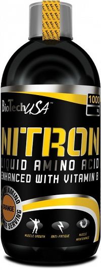 Nitron Liquid Amino od Biotech USA 1000 ml Pomaranč