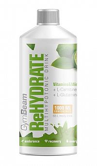 ReHydrate - GymBeam 1000 ml. Lemon Lime