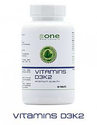 Vitamins D3+K2 - Aone Healthcare 60 tbl.