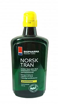 Biopharma NORSK TRAN – Prírodná citrónová príchuť Objem: 250 ml