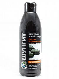 Fratti Špeciálny čierny šampón so šungitom pre suché a farbené vlasy - 300ml