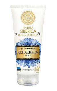 Natura Siberica Loves Estonia Výživný telový krém nevädza a moruška- 200ml