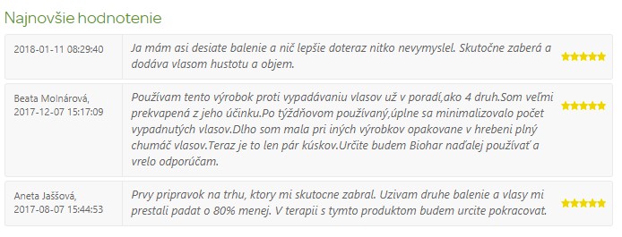 Skúsenosti a recenzie Biohar