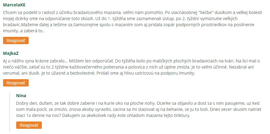 Recenzie a skúsenosti s Bradavicovým mazaním Serafin