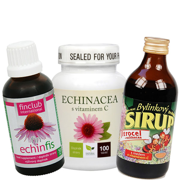 Výrobky s obsahom echinacey na zlepšenie imunity