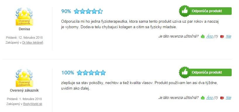 Recenzie a skúsenosti s Inca Collagen